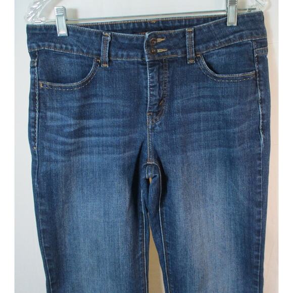 Levi's Women's Mid Rise Slender Boot Cut Stretch Blue Jeans Size 10 - Picture 2 of 9